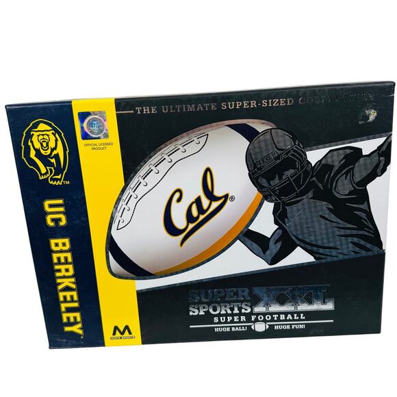 UC BERKELEY Super Size Football Dad Gift Sports XXL 2.5 Ft Inflate NEW Sealed - Picture 1 of 4